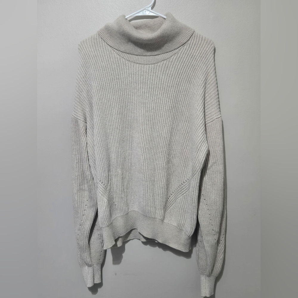 DKNY Womens Sweater Size Large Bubble Sleeve